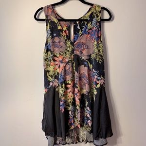 Black Floral Free People Dress (S)